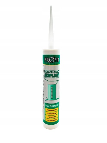 Silikon uszczelniacz akrylowy Profit biały 280 ml