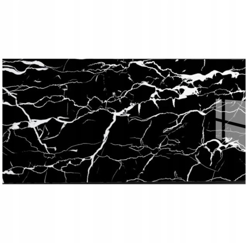 Płytka samoprzylepna wodoodporna zmywalna marmur czarny 60cm x 30cm 6 sztuk
