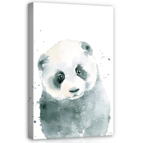 Obraz na płótnie obraz na ścianę panda czarny biały 40 x 60