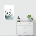 Obraz na płótnie obraz na ścianę panda czarny biały 40 x 60