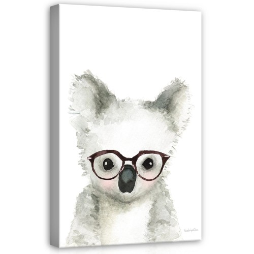Obraz na płótnie obraz na ścianę koala szary biały 40 x 60