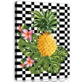 Obraz na płótnie obraz na ścianę żółty zielony ananas 75 x 100