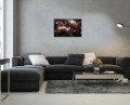 Obraz na płótnie obraz na ścianę czerwony brązowy planety 60 x 40