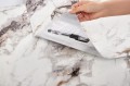 Tapeta samoprzylepna zmywalna rolka marmur biały miedziany czarny 60x280cm