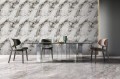 Tapeta samoprzylepna zmywalna rolka marmur biały miedziany czarny 60x280cm
