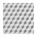 Folia statyczna na szybę geometryczna przezroczysta gotowa 45x150 cm