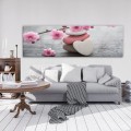 Obraz na płótnie obraz na ścianę kamienie różowy szary 145 x 45