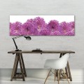 Obraz na płótnie obraz na ścianę kwiaty fioletowy biały 145 x 45