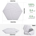 HEXAGON panel biały samoprzylepny akustyczny ścienny filcowy