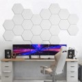 HEXAGON panel biały samoprzylepny akustyczny ścienny filcowy