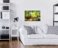 Obraz na płótnie obraz na ścianę zielony żółty las 60 x 40