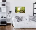 Obraz na płótnie obraz na ścianę zielony żółty park 60 x 40