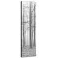 Obraz na płótnie obraz na ścianę las czarny biały 145 x 45