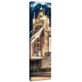 Obraz na płótnie obraz na ścianę tower bridge granatowy złoty 45 x 145