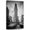 Obraz na płótnie obraz na ścianę nowy jork czarny biały budynek