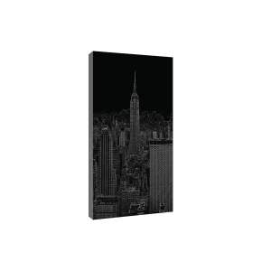 Obraz na płótnie obraz na ścianę miasto nowy jork czarny biały wież