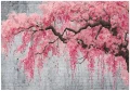 Fototapeta kwiaty różowe drzewo sakura nowoczesna dekoracja