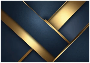 Fototapeta geometryczna granatowa złota nowoczesna abstrakcja