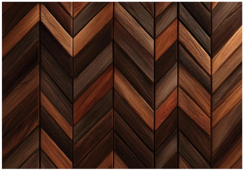 Fototapeta drewniana jodełka brązowa geometryczna struktura 3d