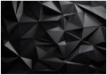 Fototapeta 3d czarna grafitowa geometryczna abstrakcja loft