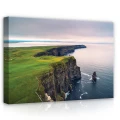 Obraz na płótnie obraz na ścianę klify morze zielony niebieski 70 x 50