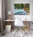 Obraz na płótnie obraz na ścianę plaża morze zielony błękitny 70 x 50