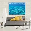 Obraz na płótnie obraz na ścianę ocean turkusowy niebieski 100 x 75
