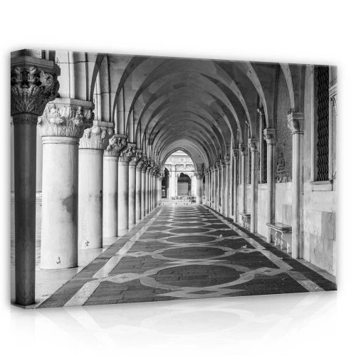 Obraz na płótnie obraz na ścianę arkady kolumny korytarz architektura