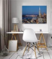Obraz na płótnie obraz na ścianę San Francisco niebieski złoty panorama