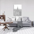 Obraz na płótnie obraz na ścianę biały czarny nowy jork empire state