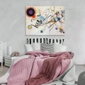 Obraz na płótnie obraz na ścianę Kolorowa abstrakcja geometryczna styl