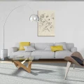 Obraz na płótnie obraz na ścianę abstrakcja geometryczna retro czarno