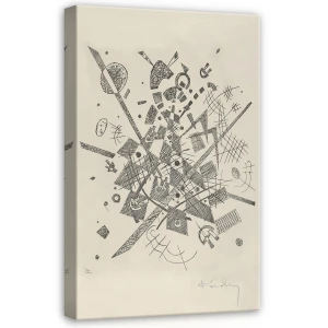 Obraz na płótnie obraz na ścianę abstrakcja geometryczna szkic Kandinsky