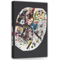 Obraz na płótnie obraz na ścianę abstrakcja kolorowa Kandinsky czarno