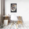 Obraz na płótnie obraz na ścianę abstrakcja kolorowa Kandinsky czarno