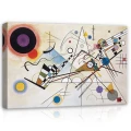 Obraz na płótnie obraz na ścianę abstrakcja geometryczna kolorowa beż