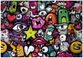 Fototapeta kolorowa graffiti street art nowoczesna dekoracja ściany