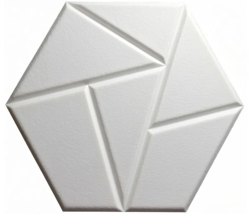 HEXAGON panel biały samoprzylepny akustyczny ścienny filcowy