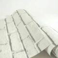 Tapeta na ścianę winylowa na flizelinie 3D stara cegła odcienie szarego