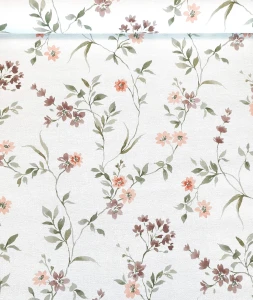 Tapeta winylowa w drobne kwiatki w angielskim stylu winyl 93770-1