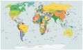 FOTOTAPETA MAPA ŚWIATA FOTOTAPETY MAPY