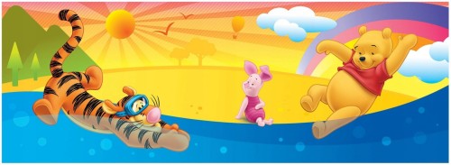 FOTOTAPETA KUBUŚ PUCHATEK FOTOTAPETY 254x92 24h