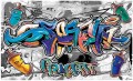 FOTOTAPETA GRAFFITI FOTOTAPETY NA ŚCIANĘ