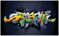 Fototapeta młodzieżowa graffiti napis