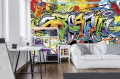 Fototapeta młodzieżowa graffiti mur