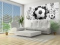 FOTOTAPETA 3D PIŁKA BOISKO STADION + KLEJ