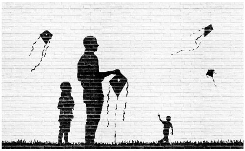 BANKSY FOTOTAPETA MUR BETON FOTOTAPETY