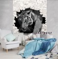 FOTOTAPETA 3D TYGRYS FOTOTAPETY NA ŚCIANĘ