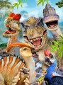 FOTOTAPETA DLA DZIECI DINOZAURY + KLEJ