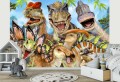 FOTOTAPETA DLA DZIECI DINOZAURY + KLEJ